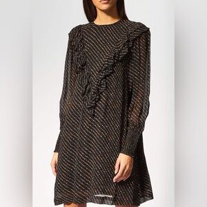 Ganni Mullin Georgette Dress